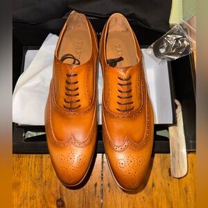 Taft. Size 13. NWT! The Beck Shoe in Burnt Honey. Hand cut Leather